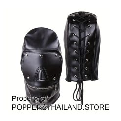 Full Face Bondage Hood | หมวกบอนด์เมจเต็มใบหน้าแบบบีดีเอสเอ็ม