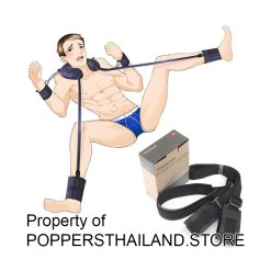 Male Bondage Restraint Set | ชุดสายรัดขาจับแบบบอนเดจ
