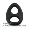 Dual-Ring Silicone Cock Ring (Teardrop) | แหวนซิลิโคนสองห่วงรูปหยดน้ำ