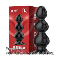Large Triple-Bulb Anal Plug (L) | ดิลโด้ทวารทรงสามบับเบิลขนาด L