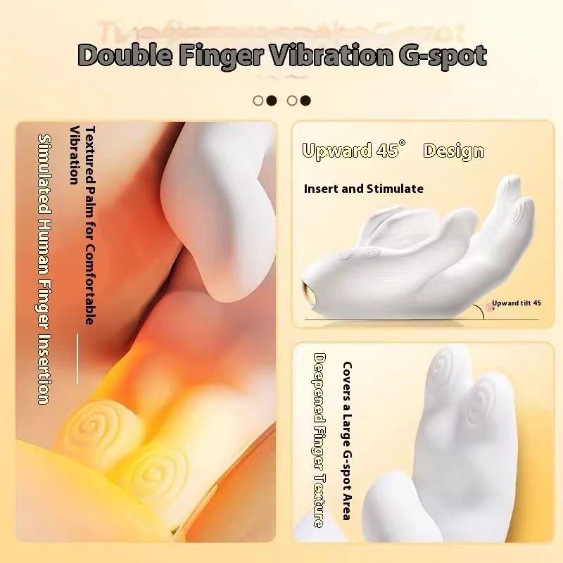 Double Finger Vibration G-Spot เครื่องนวดจีสปอตแบบนิ้วคู่สั่นสะเทือน (3)