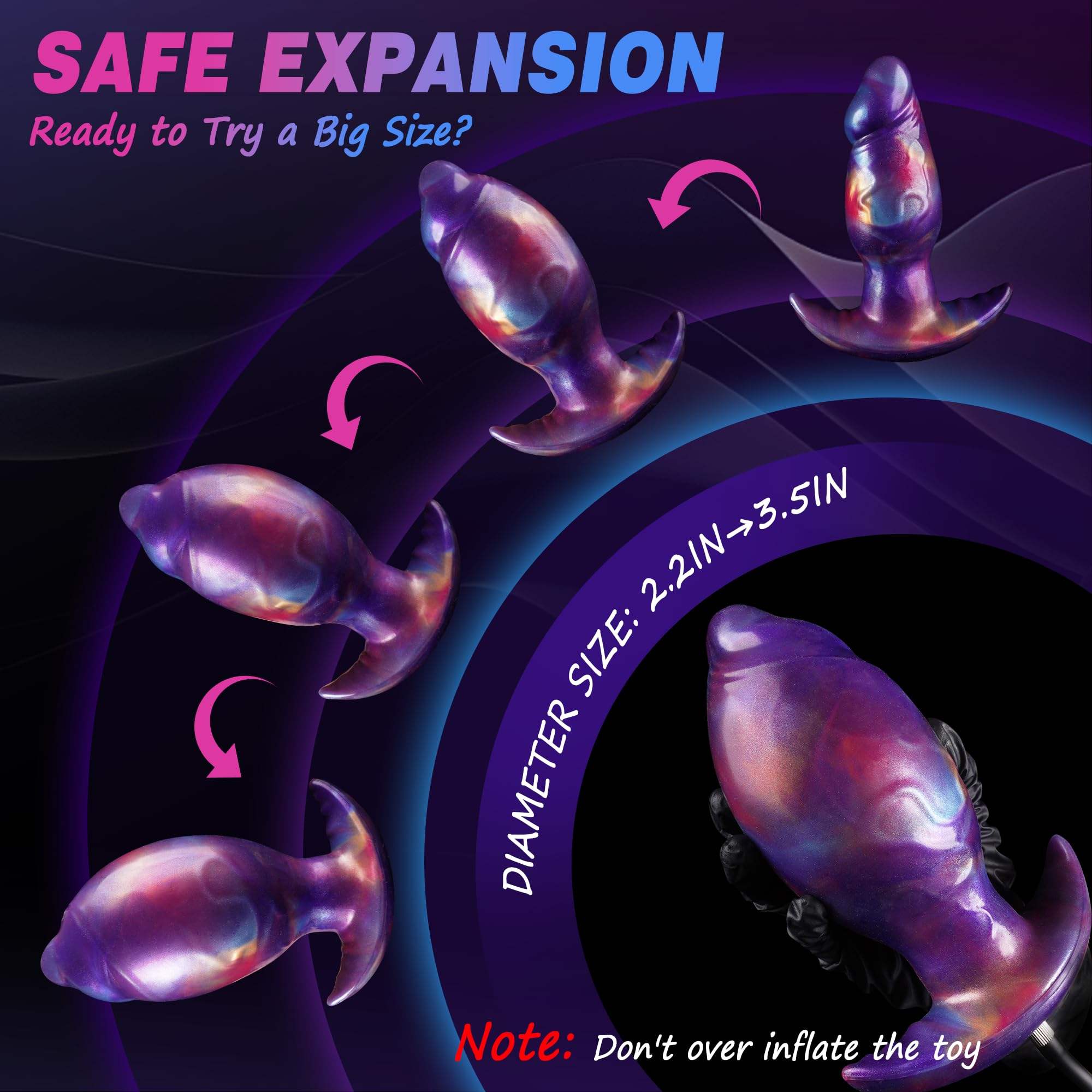 Inflatable Butt Plug ดิลโด้ทวารแบบเป่าลมได้ (2)