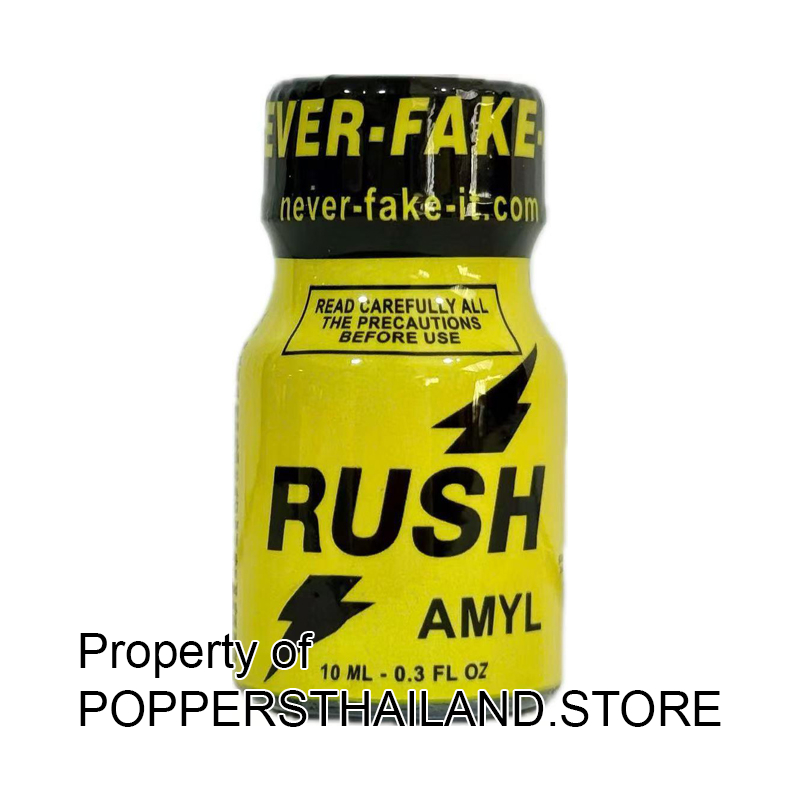 RUSH AMYL Premium Poppers PWD Original 10ml รัช แอมิล พรีเมียม ป๊อปเปอร์ส พีดับบลิวดี ออริจินัล 10 มล