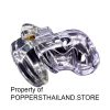 Clear Transparent Resin Male Chastity Cage with Lock | กรงขังอวัยวะเพศชายเรซินโปร่งใสพร้อมกุญแจล็อก