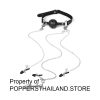 Ball Gag Collar Set with Nipple Clamps & Anal Plug Attachment | เซ็ตลูกบอลอุดปากพร้อมที่หนีบหัวนมและปลั๊กก้น